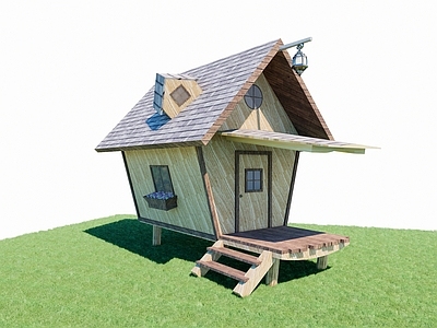 现代木屋 童话木屋 趣味木屋 霍比特小屋