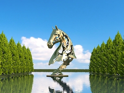 现代其他景观小品 现代园林景观雕塑