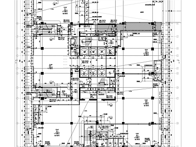 现代办公楼建筑 办公楼建筑图 施工图
