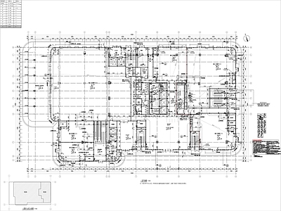 现代办公楼建筑 办公商业建筑图 施工图