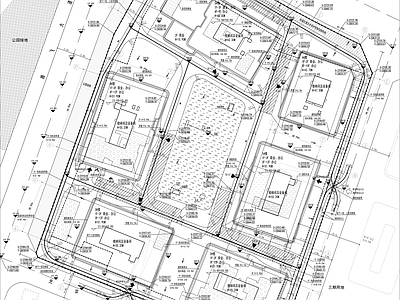 现代产业园建筑 青羊总部经济基地 产业园4 施工图