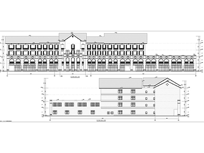 中式其他商业建筑 商业建筑图纸 施工图