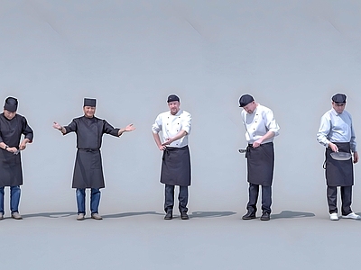 多人 多人 厨师