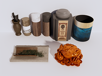 茶具 茶具 茶叶 茶桌摆件 装饰摆件