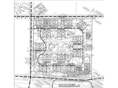 现代住宅楼建筑 小区规划建筑 施工图