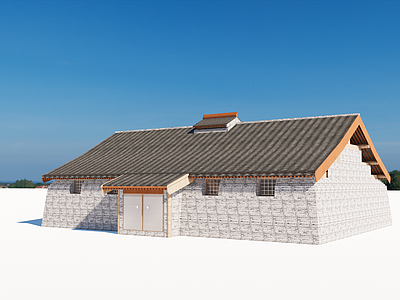 中式复古古建筑 古建筑