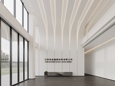 现代办公大厅 大厅