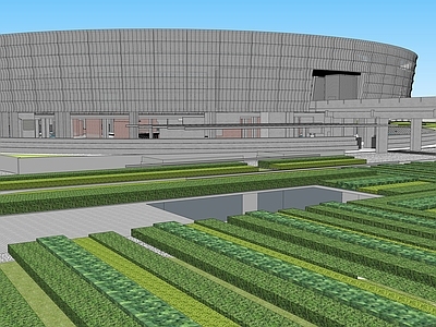 现代展览馆建筑 展览馆