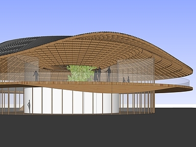 现代展览馆建筑 展览馆