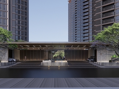 现代轻奢商业景观 精品示范区 雅奢示范区