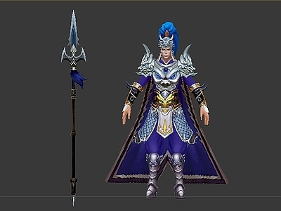 现代虚拟人物 赵云武将