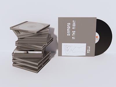 现代书籍 CD 影碟 唱片 黑胶 装饰摆件