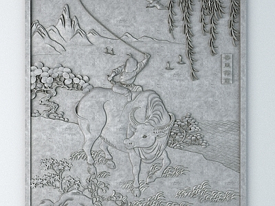 中式雕花 古典雕花 墙面浮雕