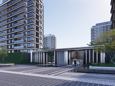 新中式多层住宅 新中式洋房示范区