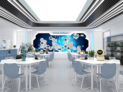 现代教室 创客教室 教室 未来教室 科技教室 AI人工智能教室