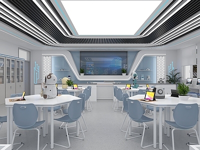 现代教室 未来教室 创客教室 科技教室 教室 AI只能教室