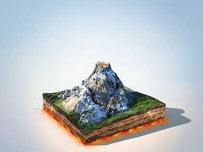 现代其他展厅 沙盘地形鸟瞰展台