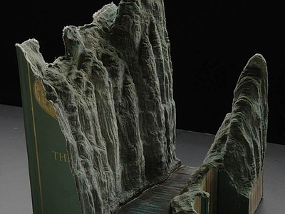 现代其他展厅 沙盘地形鸟瞰展台