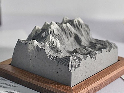 现代其他展厅 沙盘地形鸟瞰展台