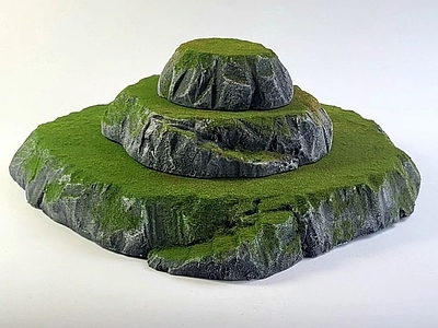 现代其他展厅 沙盘地形鸟瞰展台