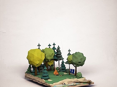 现代其他展厅 沙盘地形鸟瞰展台