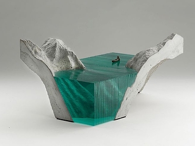 现代其他展厅 沙盘地形鸟瞰展台