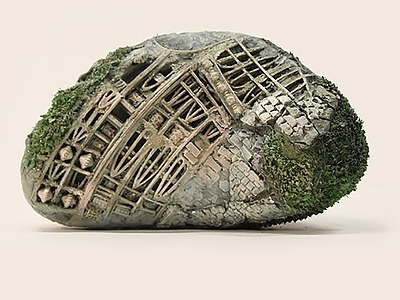 现代其他展厅 沙盘地形鸟瞰展台