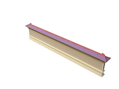 现代其他景观小品 景墙