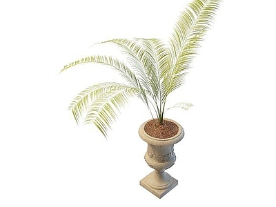 现代其他景观小品 花盆