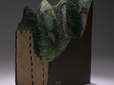 现代其他展厅 沙盘地形鸟瞰展台