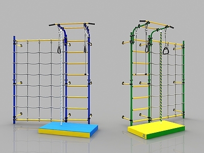 现代娱乐器材 现代风格攀爬设施