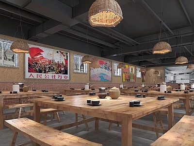 复古中餐厅 民俗餐厅 复古餐厅 中餐厅 家常菜馆 年代感餐厅