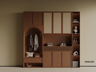中古鞋柜 中古风入户鞋柜