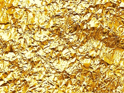 现代中式金箔银箔 金箔 鎏金 真实 锡箔纸