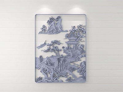 现代雕花花格