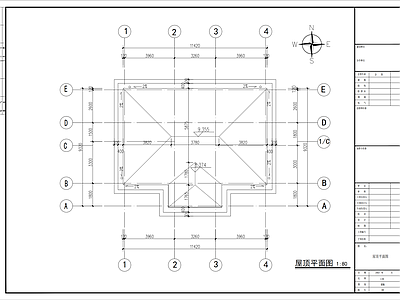 现代新中式住宅楼建筑 新中式二层别墅 施工图