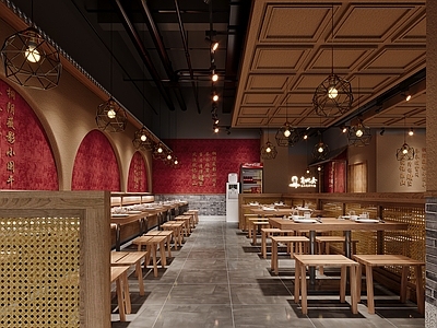新中式中餐厅 新中式餐饮店