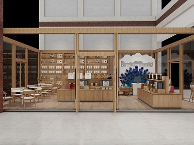 现代新中式书店 文创 书店 非遗 咖啡吧 售卖区