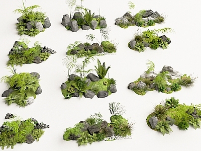 植物堆 现代景观植物小品 植物堆