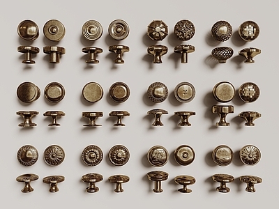 法式欧式拉手 法式中古拉手 圆形拉手 金属雕花拉手 柜门拉手 门拉手