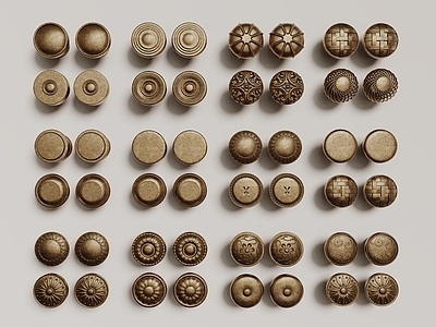 法式欧式拉手 法式中古拉手 圆形拉手 金属雕花拉手 柜门拉手 门拉手