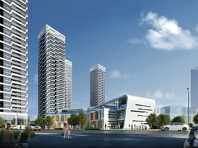 现代酒店建筑 公寓