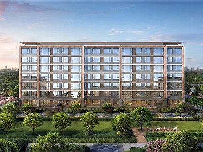 现代多层住宅 天津龙湖青云阙 多层洋房 豪宅