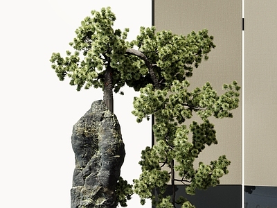 盆景 新中式景观盆景 盆景盆栽 绿植摆件 艺术摆件