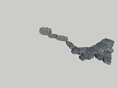 现代石头 景观石