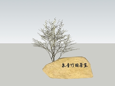 现代石头 景观石
