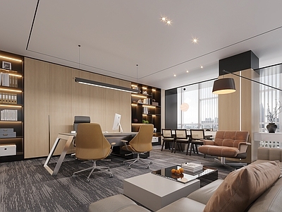 现代董事长办公室 现代办公室 董事长办公室 经理办公室 办公室