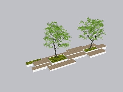 现代景观座椅 树池景观座椅