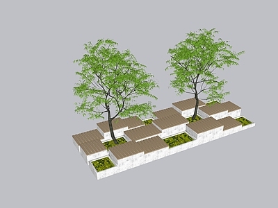 现代景观座椅 树池景观座椅