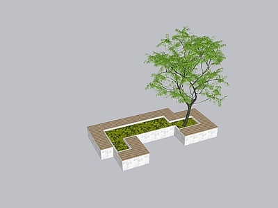 现代景观座椅 树池景观座椅